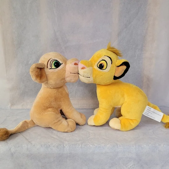 Simba Peluche Kissing Nala Lion King Stuffed Animal Lion King